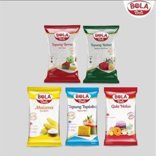 

Terlaris Tepung Bola Deli 500Gr/ Tapioka / Beras / Ketan / Maizena / Gula Halus