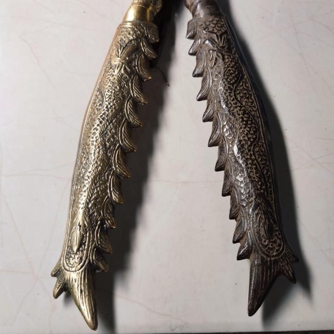 Pusaka Golok Kepala Naga Kuningan Istimewa New Stok