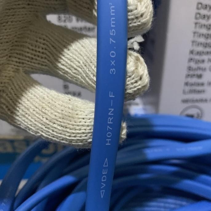 Kabel Biru Gepeng Pompa Satelit 0.5HP 100M