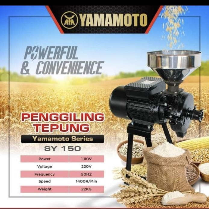 

Terlaris Sy 150 Mesin Giling Kopi Beras Tepung Coffe Grinder Yamamoto Sy150