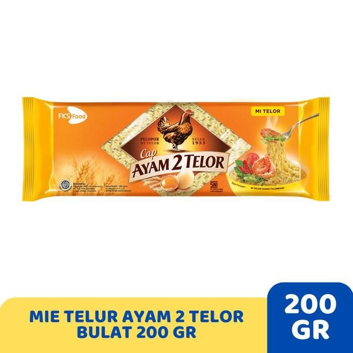 

Terlaris Mie Telur Ayam 2 Telor Bulat 200 Gr