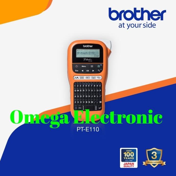 

TERMURAH - RESMI Brother Label Printer PT-E110VP - Label Maker Electrician Model