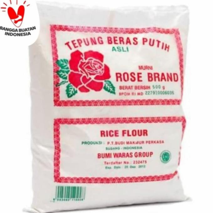 

Terlaris Tepung Beras Rose Brand 500 Gr