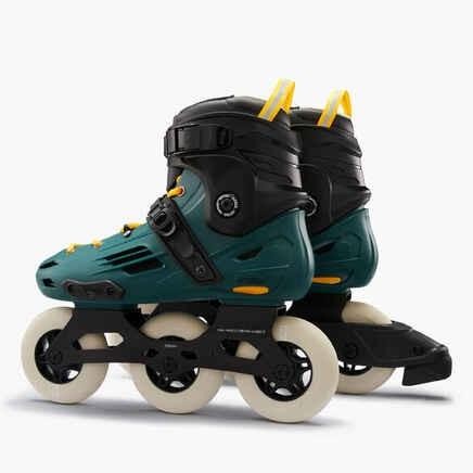 Murah Sepatu Roda Mf900 Dewasa Oxelo Freeskate Hardboot Skates - Urban Green