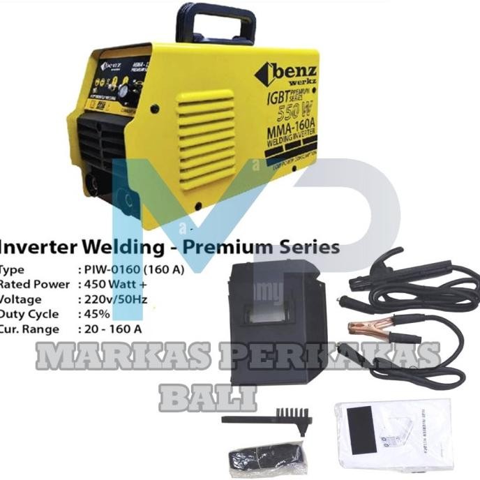 Baru Benz Mesin Las 160A 550 Watt Trafo Las Inverter Benz Mesin Las New Stok