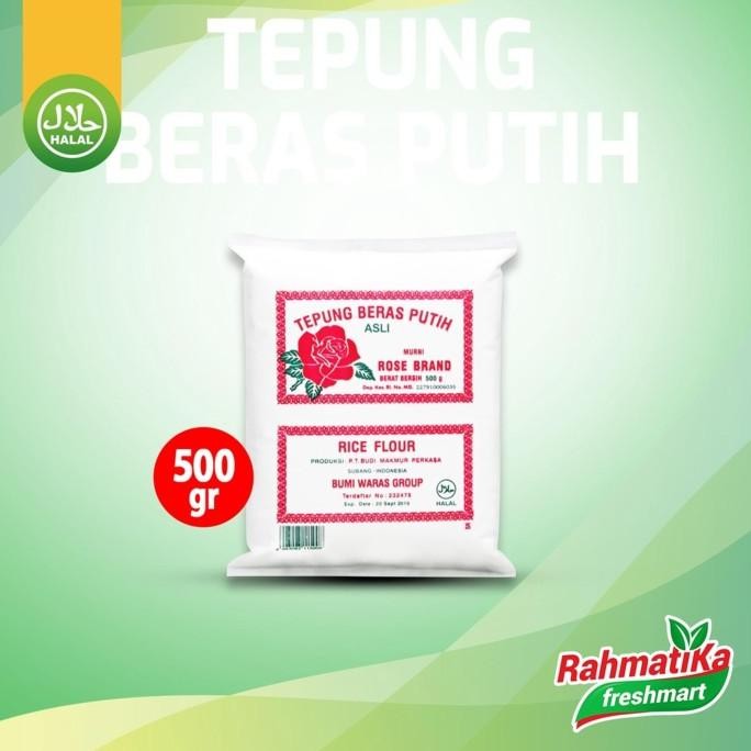 

Terlaris Tepung Beras Putih Rose Brand 500 Gram