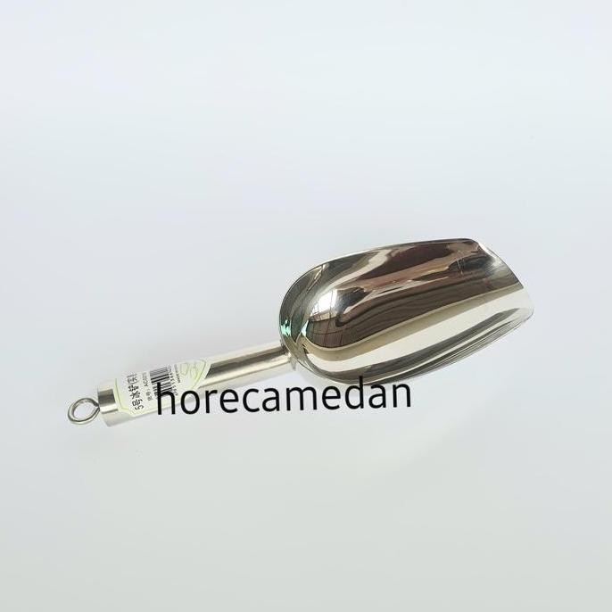 

Terlaris Sekop Beras Atau Sekop Tepung Atau Sekop Bijian Stainless 19X12Cm No 1