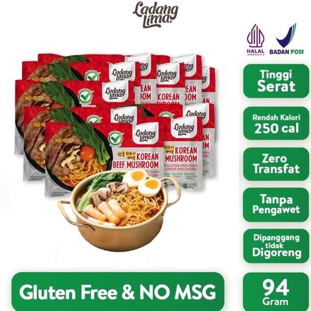 

Paet 10 Pc E Orea Ladang Lima Orean Beef Muhroom Gluten Free Noodle
