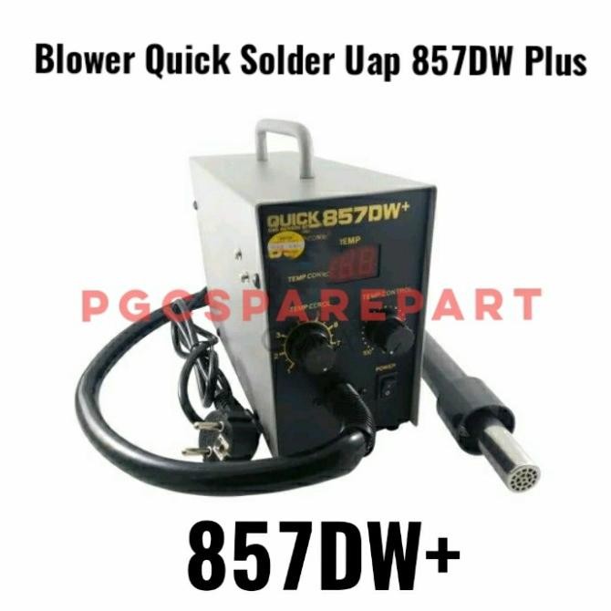 Original Blower Quick 857Dw Plus Blower Uap Solder Uap Quick 857Dw+ New Stok
