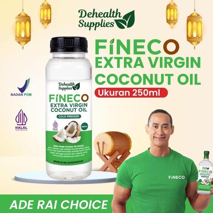 

EXP LAMA DEHEALTH SUPPLIES FINECO / EXTRA VIRGIN COCONUT OIL 250ML ( PLASTIK )