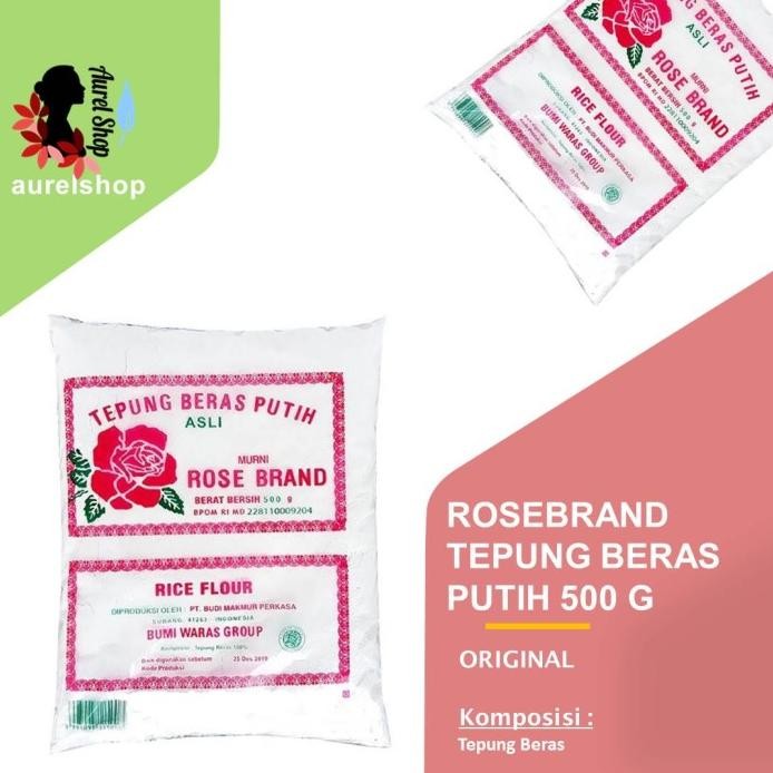 

Terlaris Rose Brand Tepung Beras Putih Kemasan 500 Gram