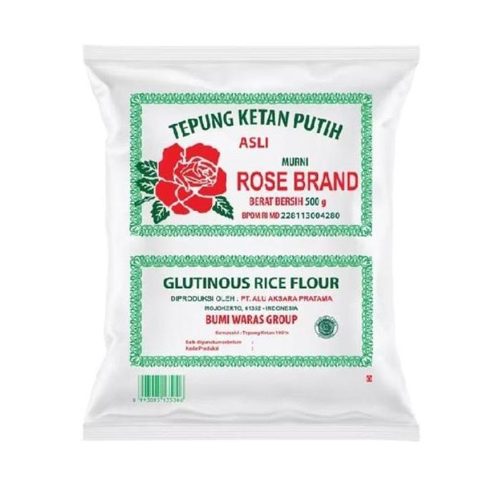

Terlaris Rose Brand Tepung Ketan Putih 500G Tepung Beras Ketan