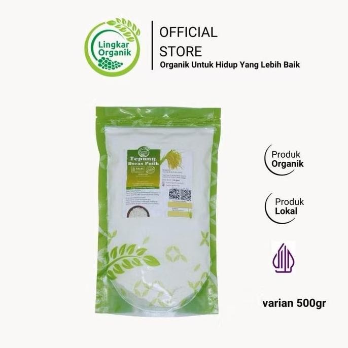 

Terlaris Lingkar Organik - Tepung Beras Putih 500 G
