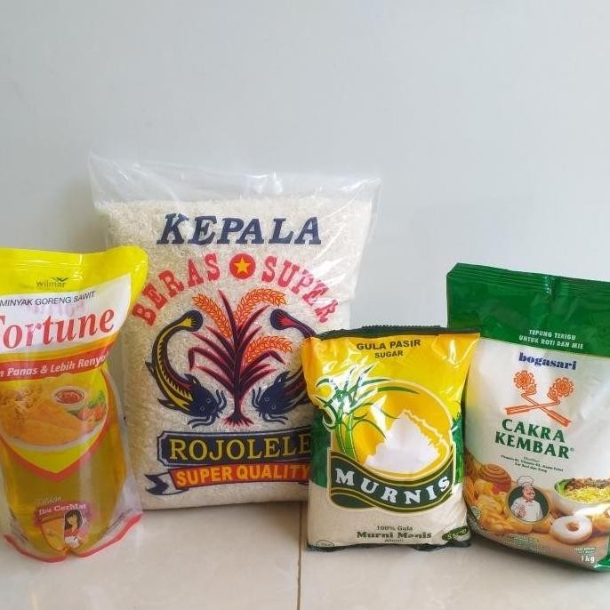 

Terlaris Paket Sembako Beras Gula Tepung (Via Gojek) Sembako Pekanbaru