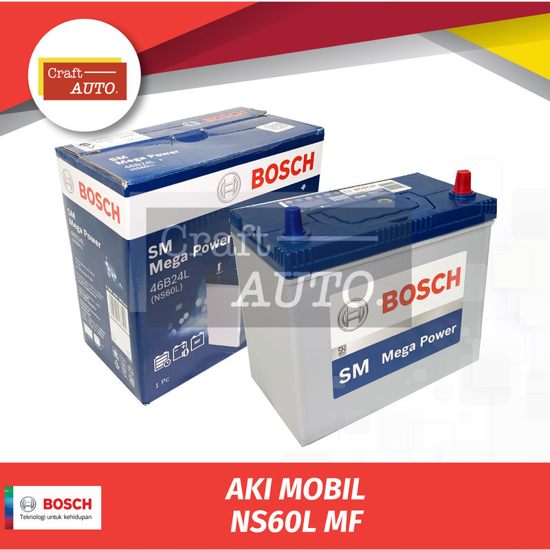 Aki Mobil Nissan March NS60L MF Bosch