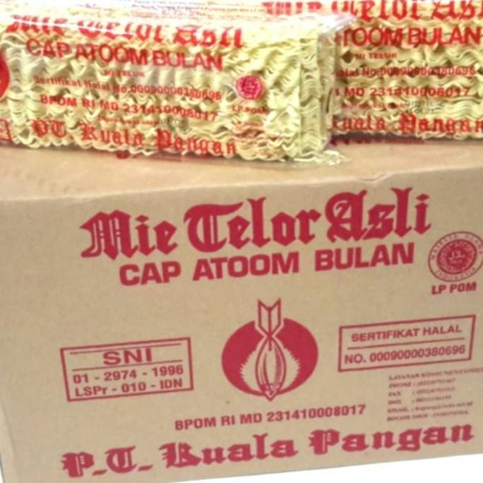 

Terlaris Mie Atom Bulan/Mie Telor Cap Atom 1 Dus