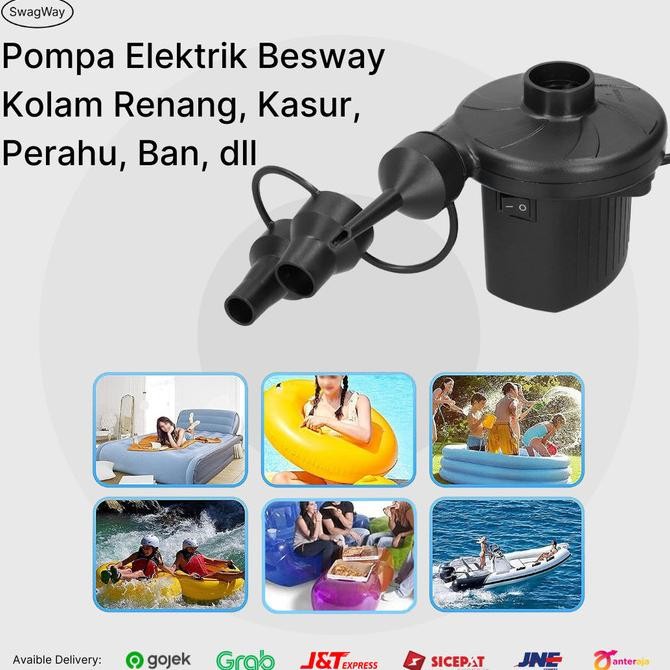 POMPA ELEKTRIK BESTWAY KOLAM RENANG KARET