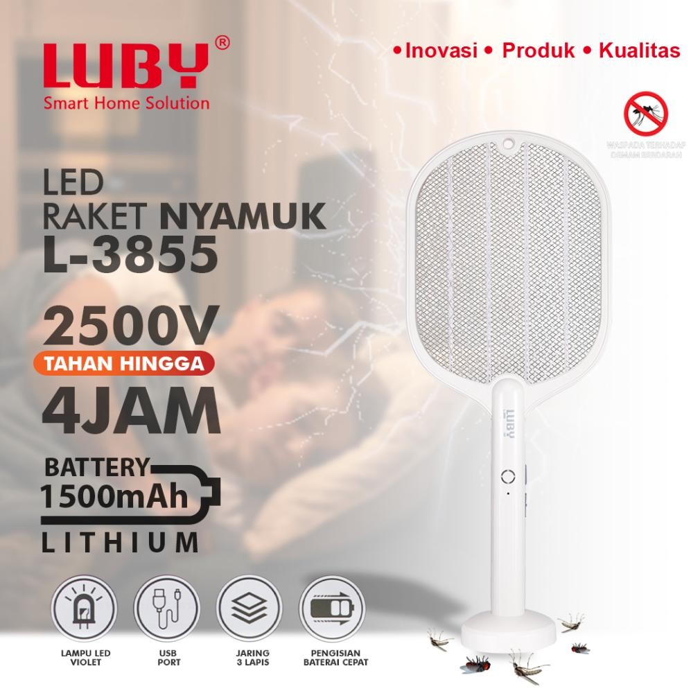 WAGI Raket Nyamuk Luby type L-3855