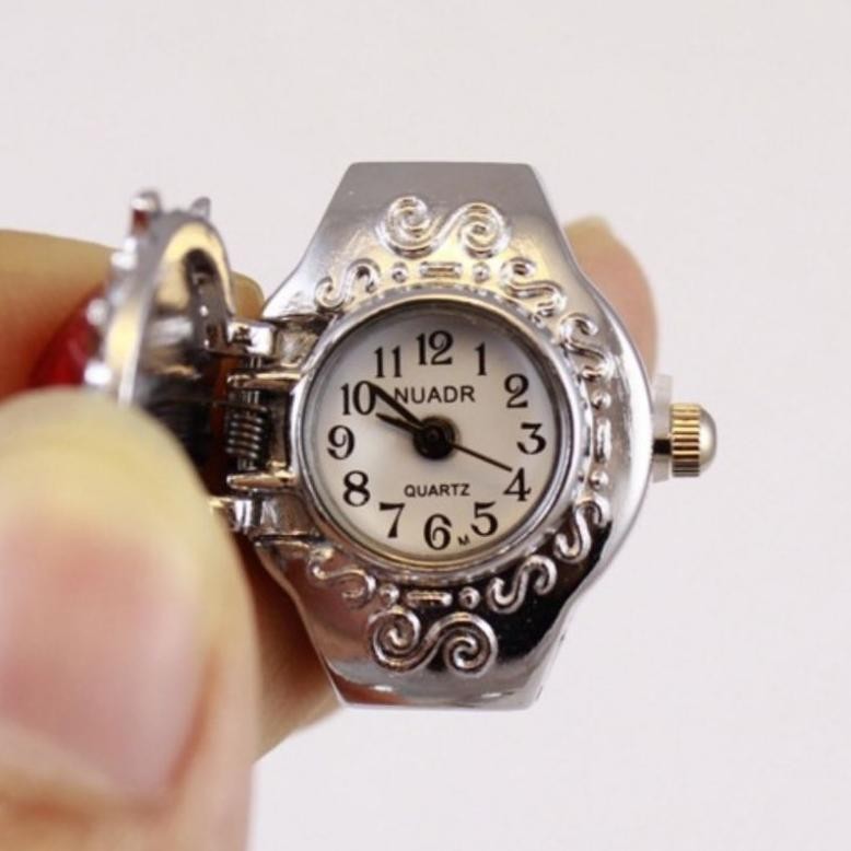 Gha-68 Jam Cincin Impor Berbentuk Oval Batu Akik