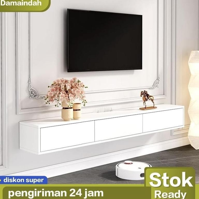 Meja TV Gantung / Lemari TV Gantung / Rak TV Gantung / Minimalis / Modern / Murah