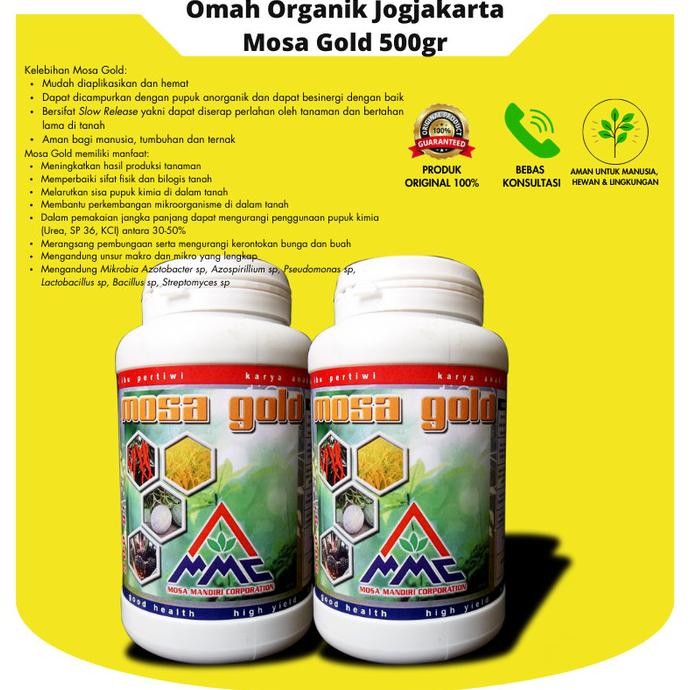 

Terlaris Pupuk Organik Padat Mosa Gold Untuk Menghilangkan Sisa Pupuk Kimia