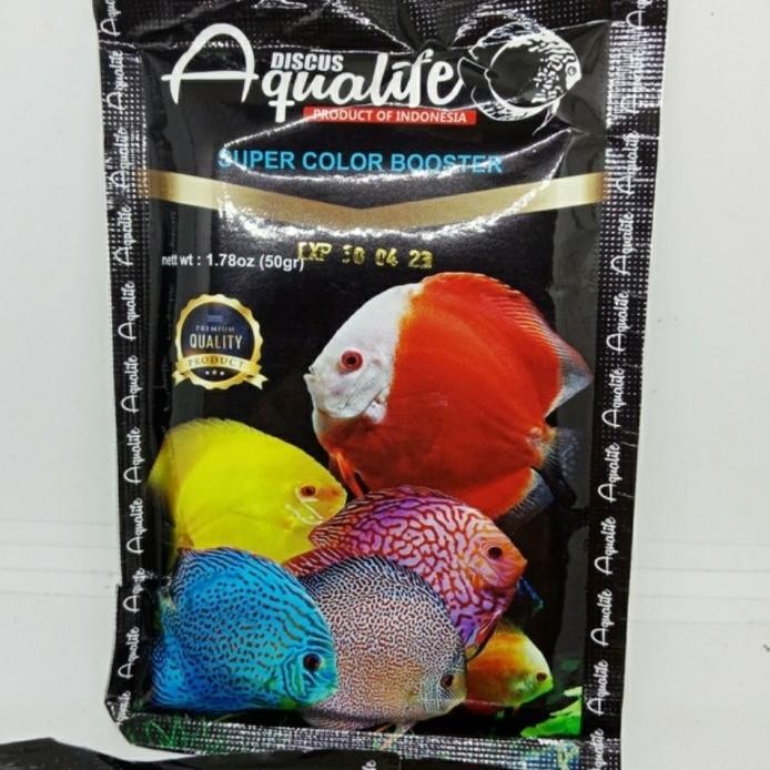 Terlaris Aqualife Discus / Pelet Ikan Discus / Pakan Discus Premium