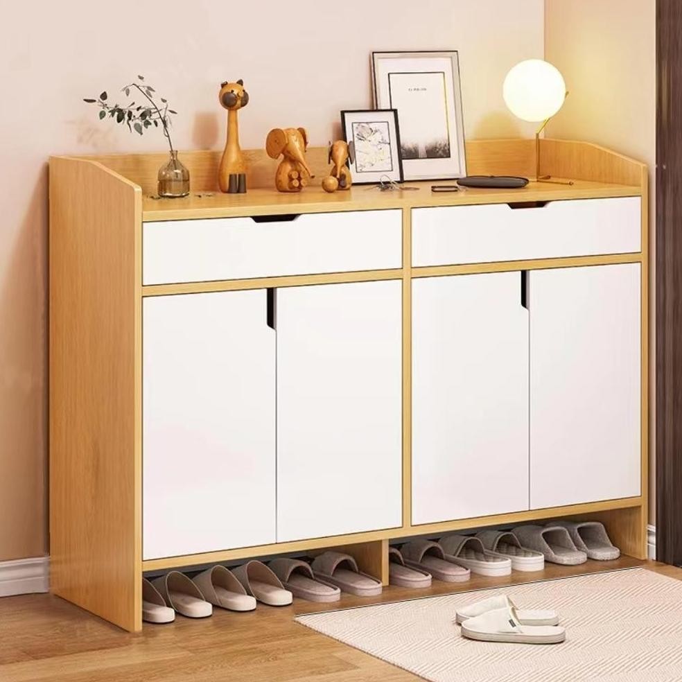 Lemari Sepatu Kayu Rak Sepatu Rak Lemari Sepatu Serbaguna