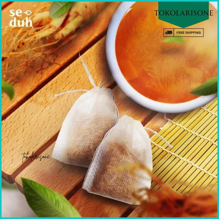 

PURE GINSENG TEA BAG / 1 TB TEH CELUP AKAR GINSENG MURNI ( 1 TEA BAG)