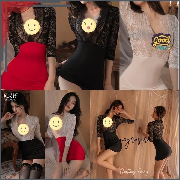 LINGERIE SEKSI HOT SEXY SUSPENDER LINGERES DRESS BAJU MALAM SEKSI TERHITS