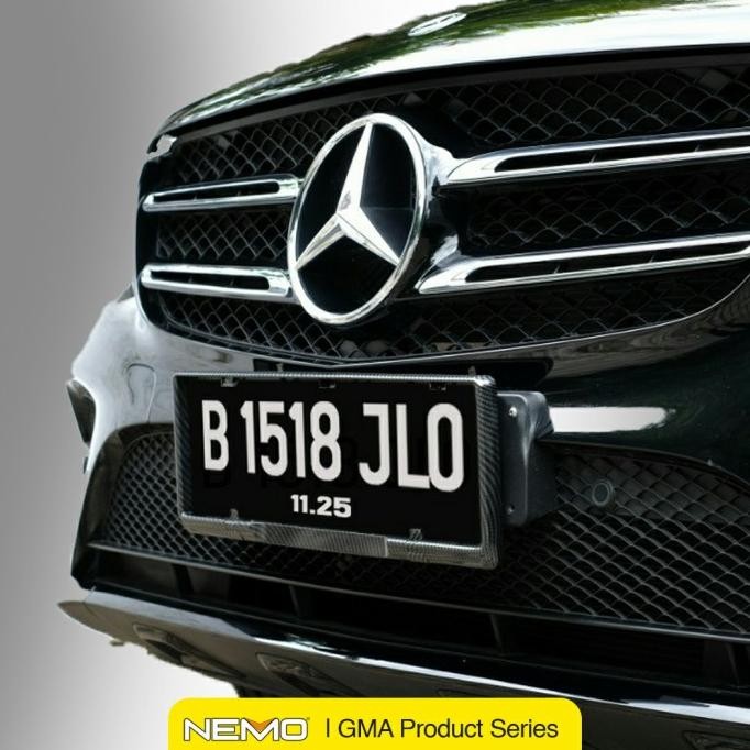 New Tempat / Dudukan Plat Nomor Mobil Carbon NEMO