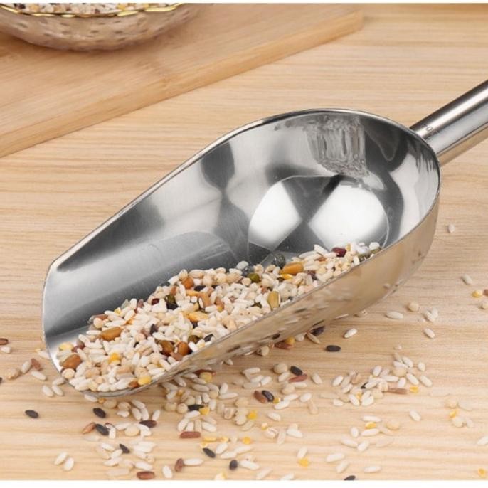 

Terlaris Sekop Es Batu Sendok Es Batu Stainless | Sekop Stainless | Serokan Tepung | Sendok Biji Kopi | Sekop Beras