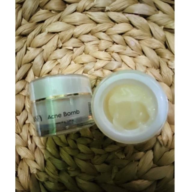ready massey acne bomb - night cream - krim malam jerawat ampuh & whitening kitoderm {terbaru/terlar
