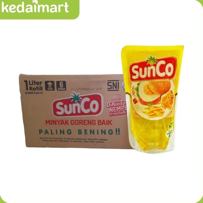 

EXP LAMA SUNCO MINYAK GORENG POUCH 1 L DUS ISI 12