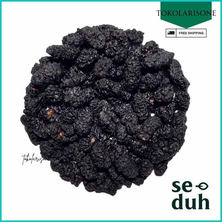 

BUAH MURBEI HITAM KERING / DRIED BLACK MULBERRY FRUIT 60 GRAM