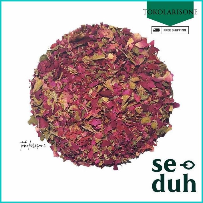 

ROSE FLAKES LOW GRADE / ROSE PETAL FOOD GRADE / TEH MAWAR 10 GRAM