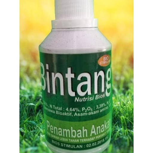 

Terlaris Bintang Nutrisi Bios + Zpt (Penambah Anakan Padi) 300 Ml