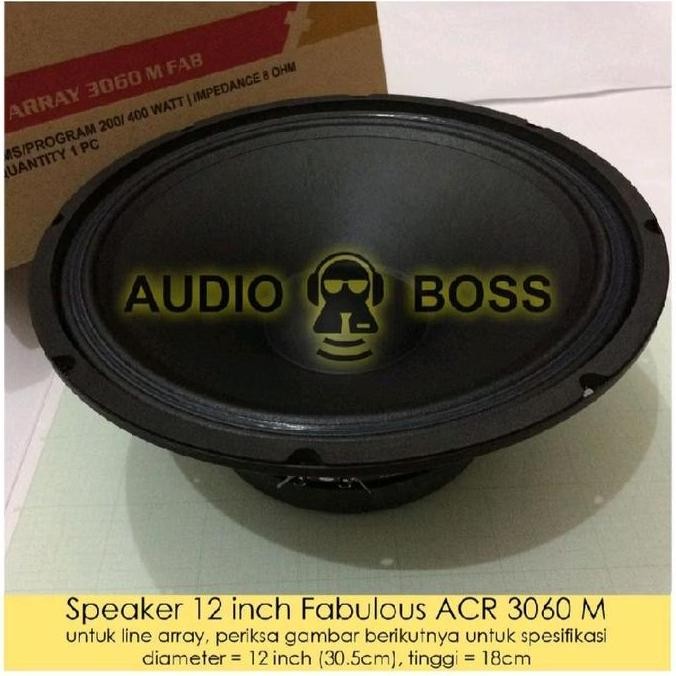 Asli Speaker ACR 12" Fabulous 3060 ACR 12 inch Fabulous / 12" Fabulus 3060