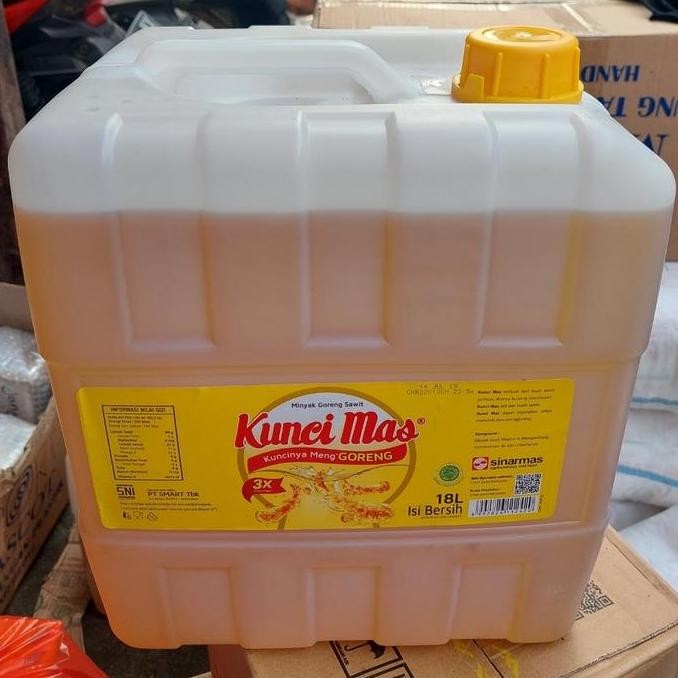 

EXP LAMA MINYAK GORENG KUNCI MAS 18LITER JERIGEN ( KHUSUS GRAB DAN GOJEK )