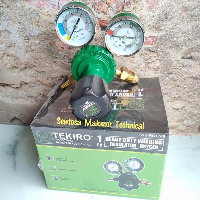 Tekiro Regulator Las Welding Oksigen Oxygen O2 300 Bar Heavy Duty New Stok