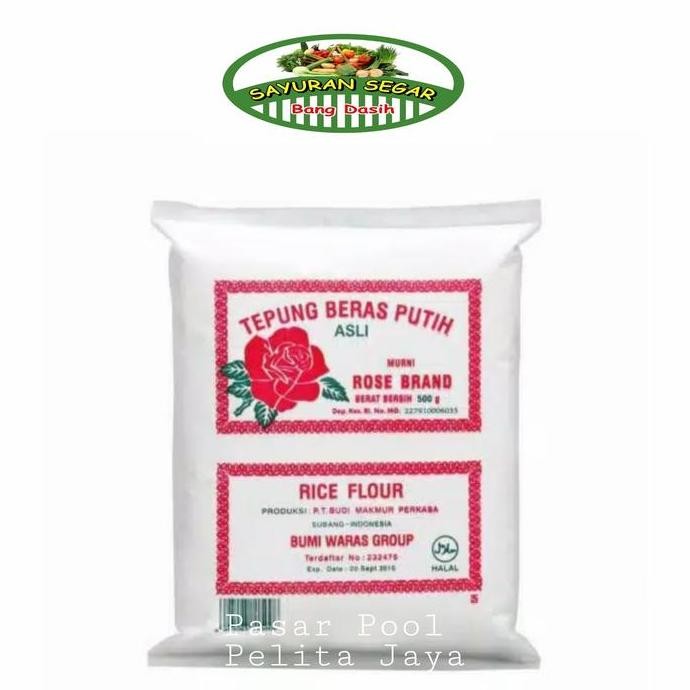 

Terlaris Tepung Beras Putih Rose Brand 500 Gram