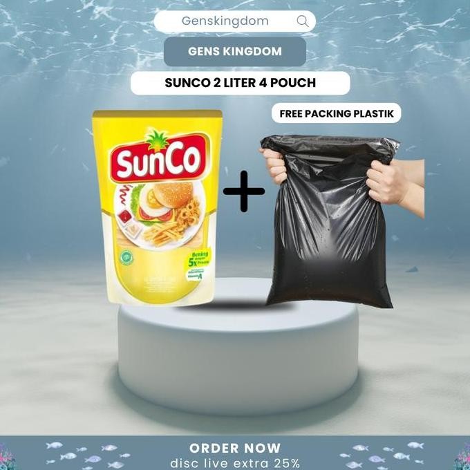 

EXP LAMA [EXCLUSIVE TOKO MAKMUR X GENSKINGDOM PAYDAY] - MINYAK SUNCO ISI 4 POUCH MINYAK KELAPA SAWIT PREMIUM