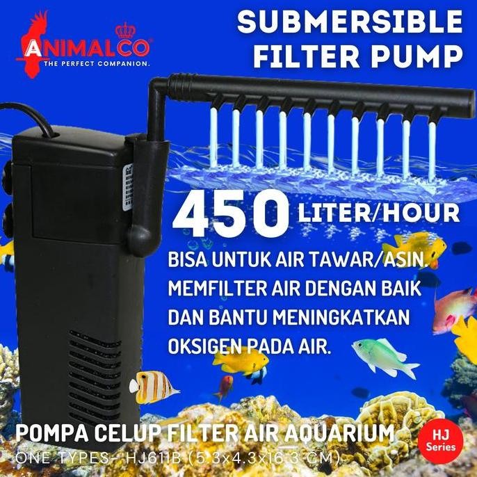 siap kirim filter hj 611b mini internal filter air mancur pompa aquarium kecil