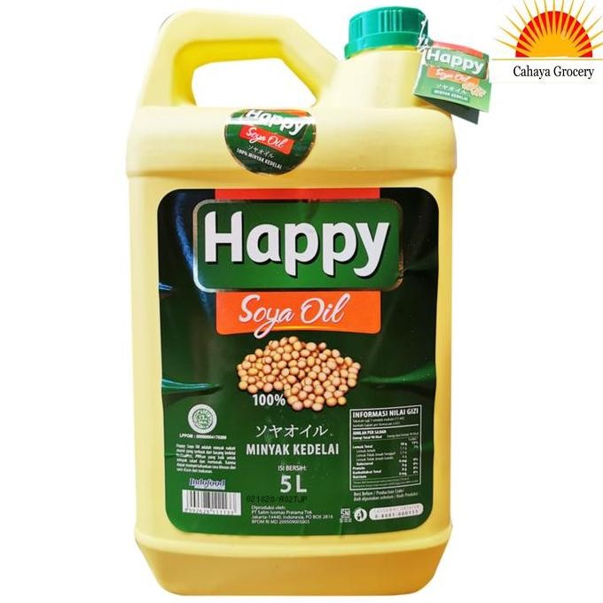 

EXP LAMA HAPPY SOYA OIL - MINYAK KEDELAI 5 LTR