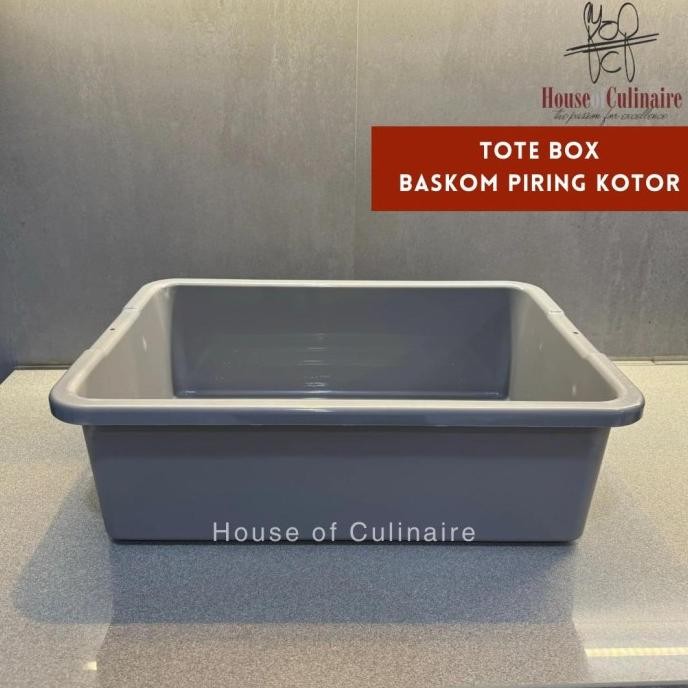 Baskom Container Piring Kotor Tote Box Tempat Piring Kotor