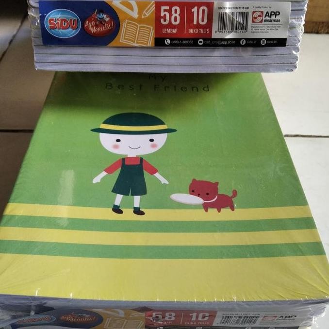 

SALE! BUKU TULIS SIDU 58LBR ISI 10 BUKU