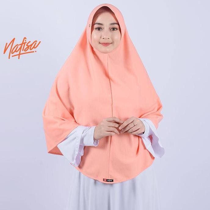 Baru Nafisa Asha Size Jumbo | Hijab Instant Premium | Khimar Pad Jumbo