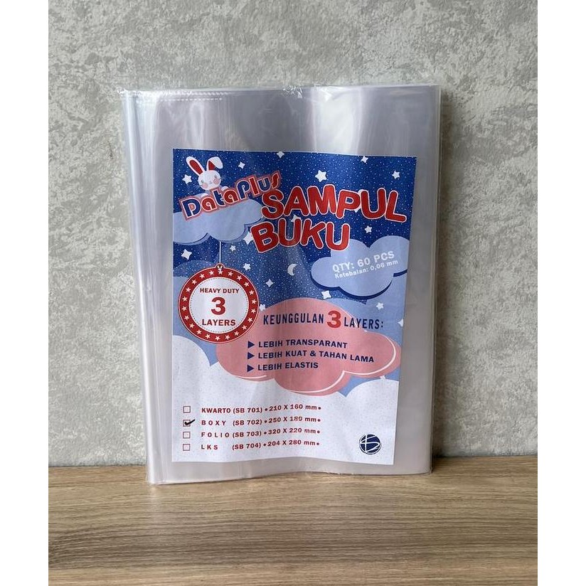 

SALE! SAMPUL PLASTIK BUKU BOXY