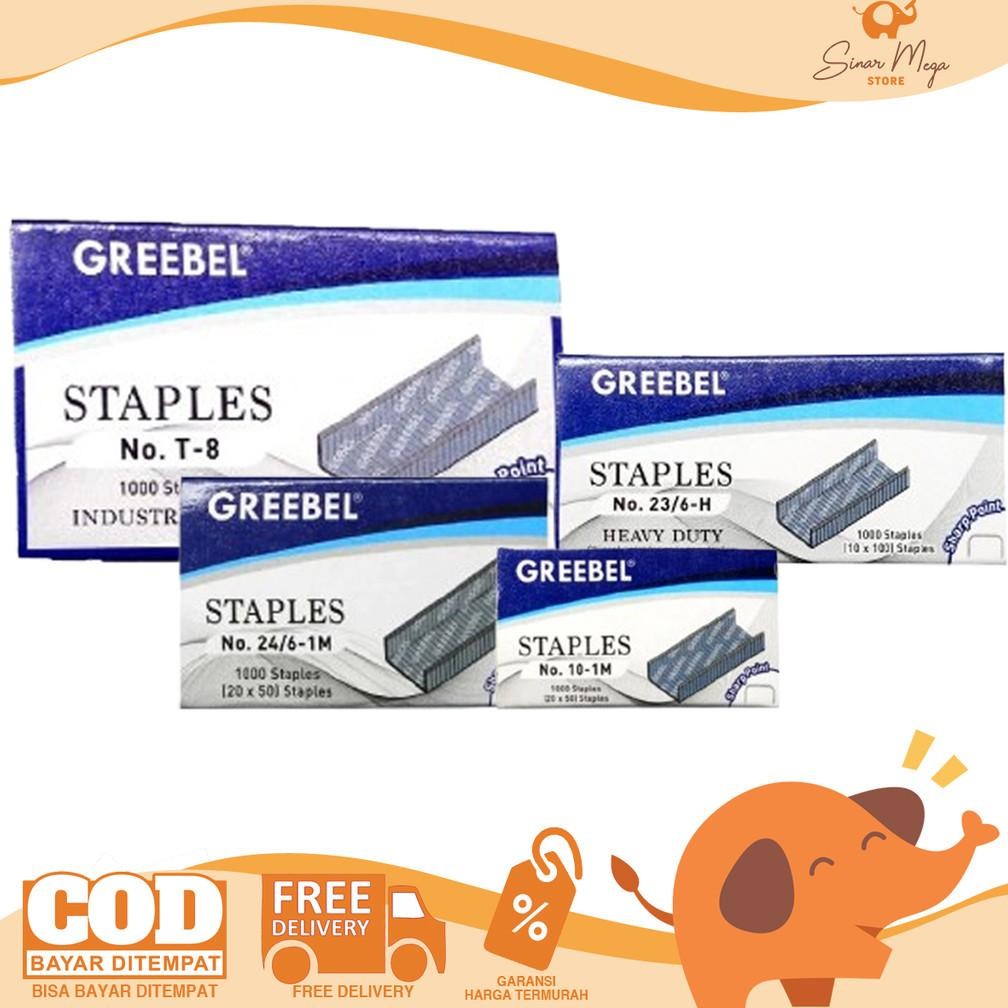 

COD Big Sale!!! GREEBEL Isi Staples Stapler Steples Refill Jepretan Isi 1000 Murah Berkualitas Sale Sale