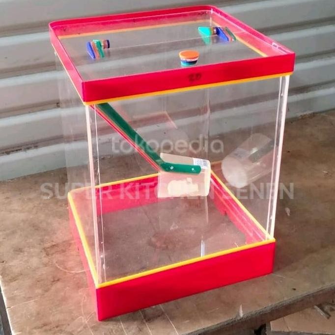 AQUARIUM ES BUAH 20 LITER / TEMPAT ES BUAH BAHAN AKRILIK GVS