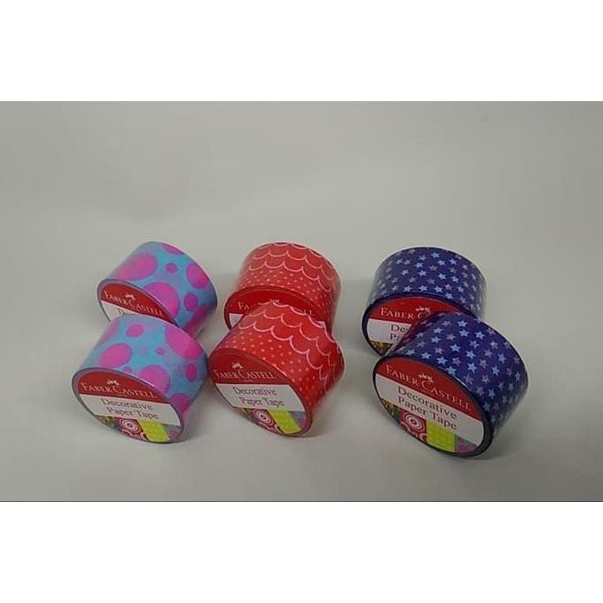 

Ox04 New Arival Faber Castell Decorative Paper Tape Isolasi Kertas Motif Lucu Unik Murah Original Berkualitas